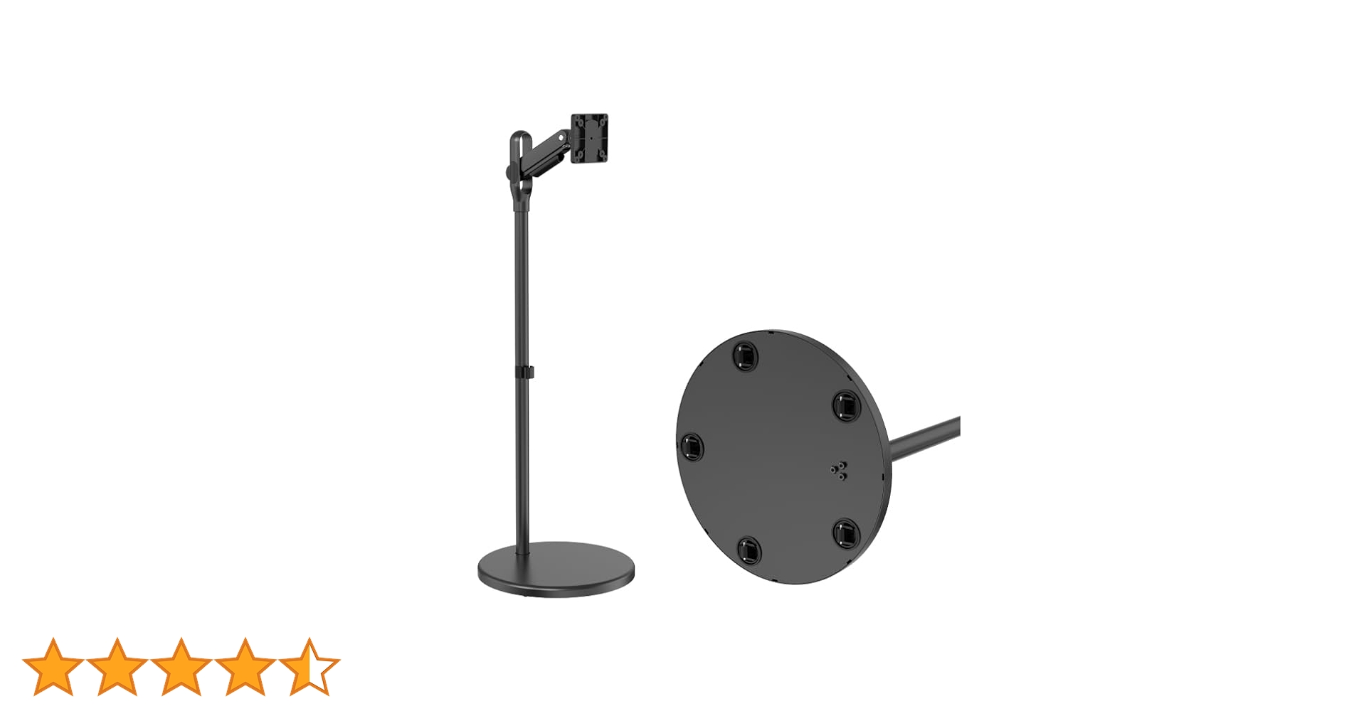 Amazon.co.jp: THANKO モニターアーム 移動式 テレビスタンド